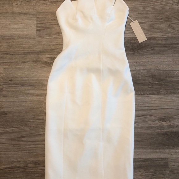 Keepsake Between Friends White Midi Dress - Picture 2 of 6